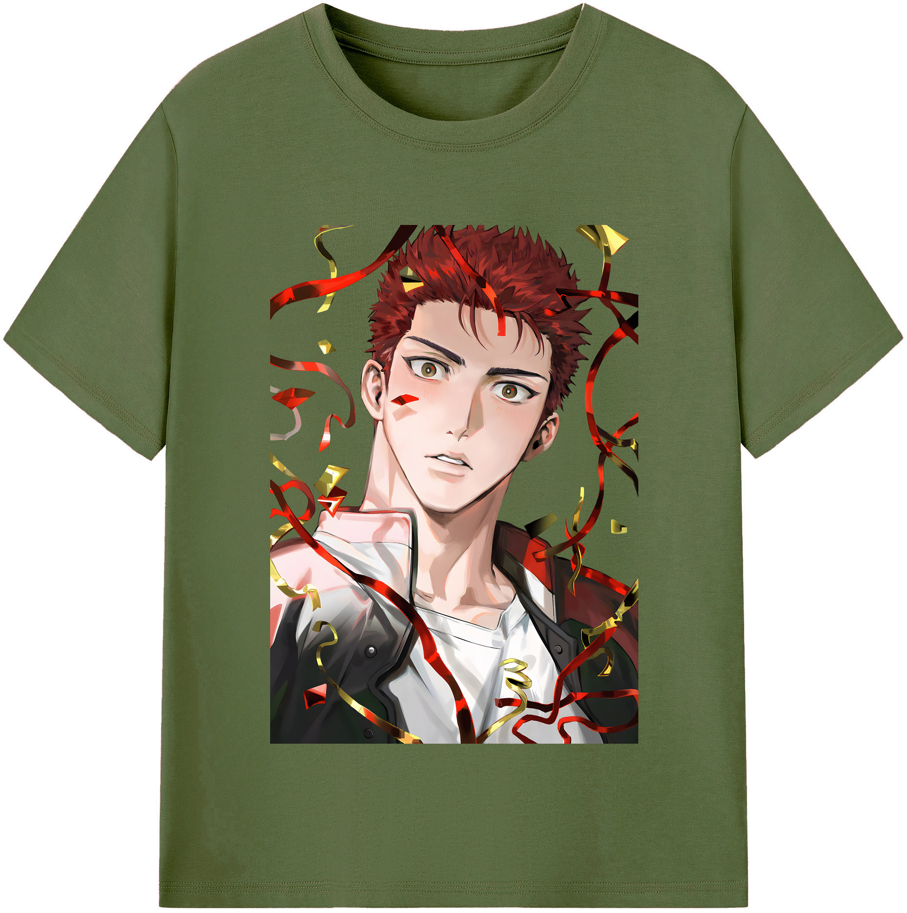 SLAM DUNK／スラムダンク 綿100％半袖Tシャツ（フロントプリント）